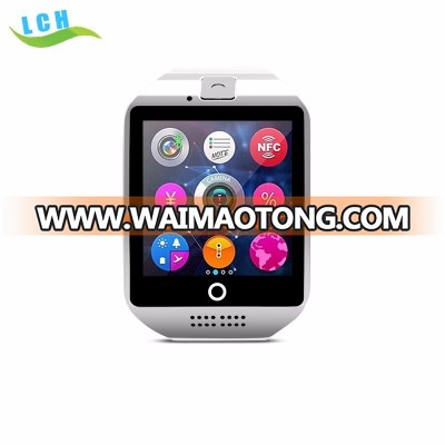 2016 newest bluetooth smartwatch Q18 smart watch with camera NFC support Android os